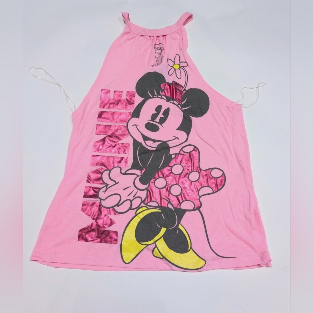 Disney Pink Tank with Flower Print